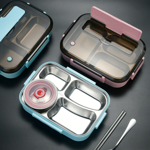 Lunch Box ze Stali Nierdzewnej SS304 - obrazek 4