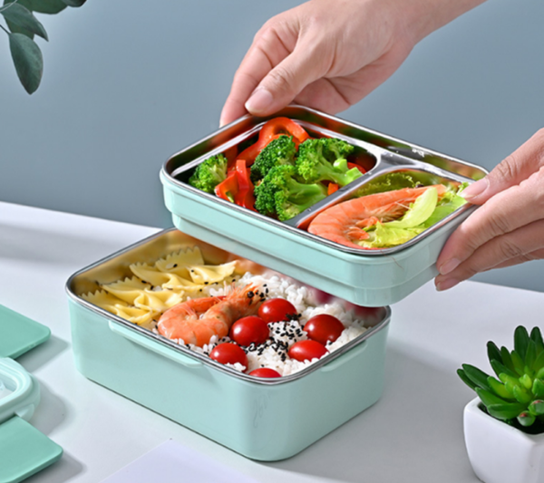 Lunch Box Podwójna Pojemność - obrazek 4