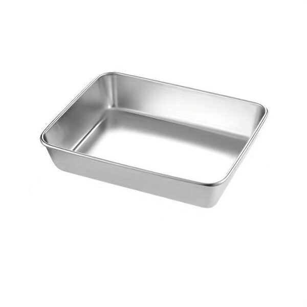 Gruby Prostokątny Lunch Box ze Stali Nierdzewnej - obrazek 3