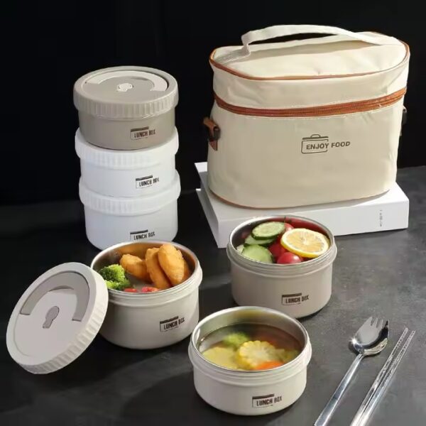 Lunch Box ze Stali Nierdzewnej 304 - obrazek 5