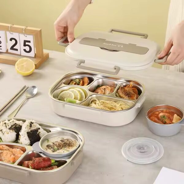 Stalowy Lunch Box Termiczny - obrazek 2
